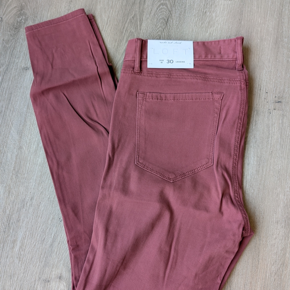 LOFT Women's Mauve Skinny Jeans